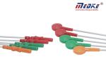 Contec AHA TPU Jacket 5 Lead Holter ECG Leadwires