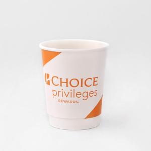 Quality Logo Printed Double Wall Hot Cups OEM Plastic Free Coated Paper Cold Drink Cups wholesale