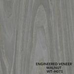 Reconstituted Walnut Wood Veneer Grey Crown Grain For Interior Doors 0.15-0.6mm