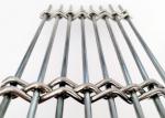 Screen Dividers Architectural Woven Wire Mesh Barrette Weave PVD Coating