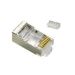 Bulk CAT6 8P8C Modular Plugs - Gold-Plated, Snagless Boots, 1000+ Cycles
