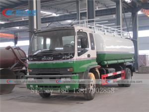 Quality LHD Isuzu FTR 4X2 10cbm Fuel Delivery Tank Truck wholesale