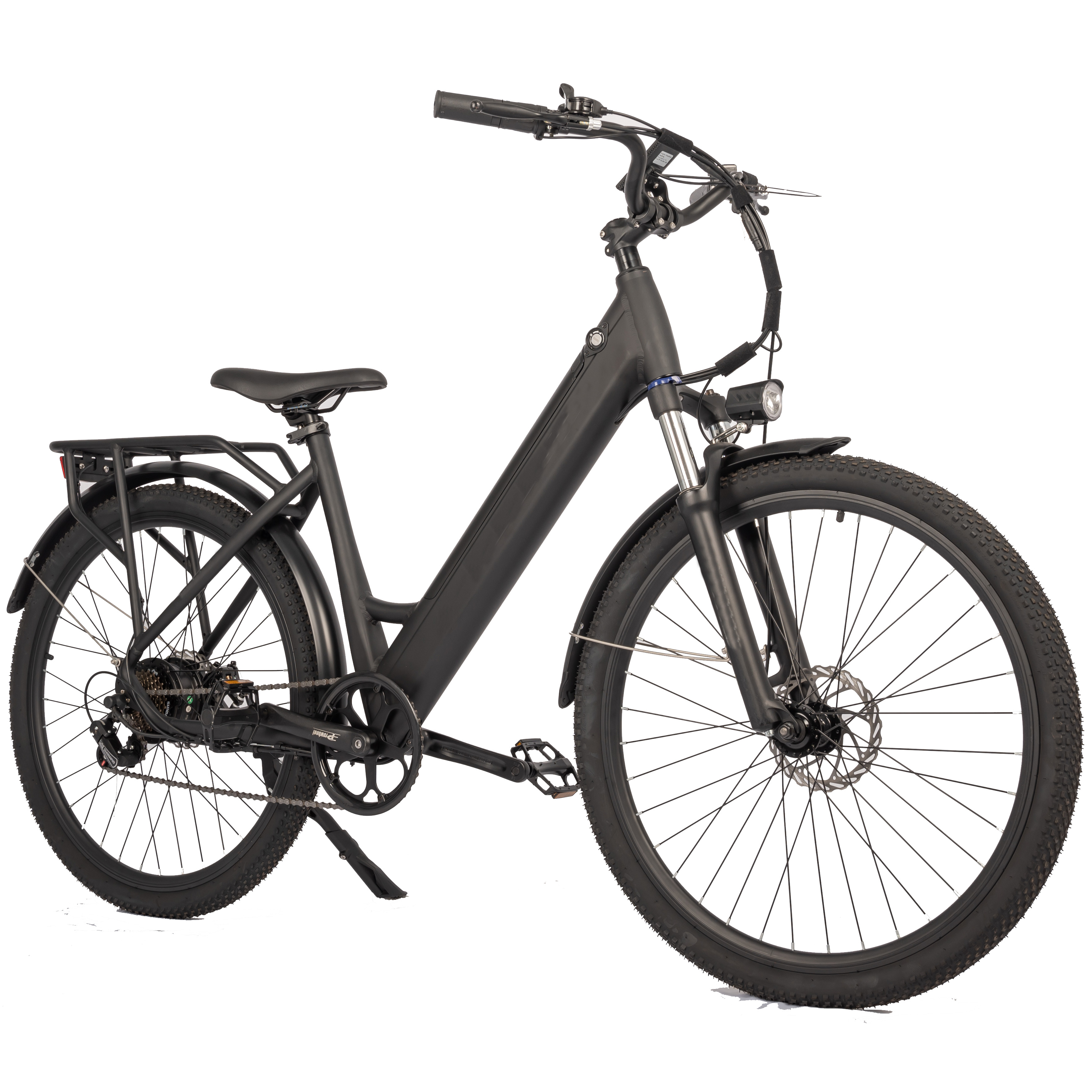 2024 Design Aluminum Alloy Shimano 7 Speed 700C City Ebike with Integrated Battery