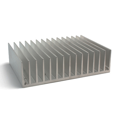 Zinc Plated Custom Extruded Aluminum LED Heatsink Housing Case Enclosure for Any Color