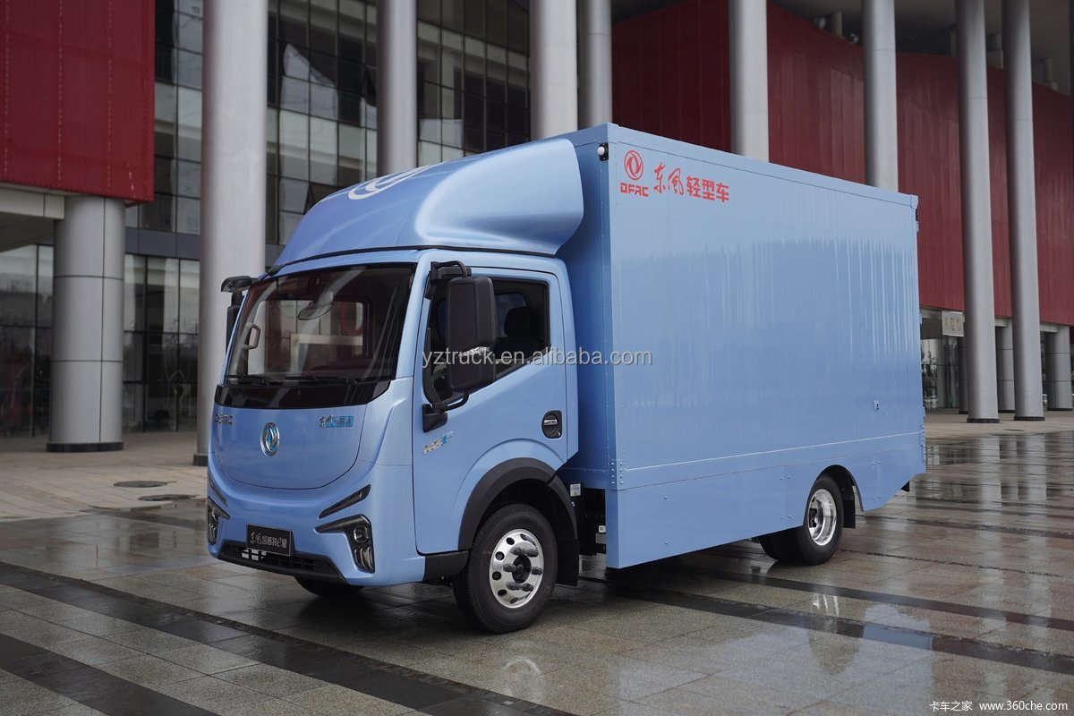Advanced Dongfeng 4x2 18.5cbm Single Cabin Van Cargo Truck with ESC System