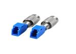 Fc Male To Lc Female Fiber Optic Network Adapter Singlemode Ceramic Sleeve