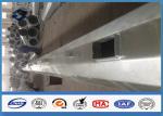 Microwave Telecommunication electric service pole , Hot Roll Steel Q420 wireless