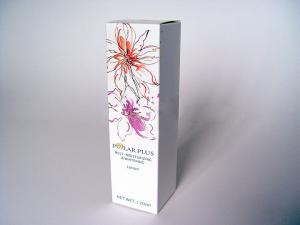 Quality Silk-Screen Printing Lamination White Paperboard Empty Cosmetic Packaging Boxes wholesale