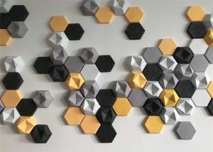 Quality Decorative Sound Dampening Hexagonal Acoustic Panels 3d Music Studio 600mm * 600mm wholesale