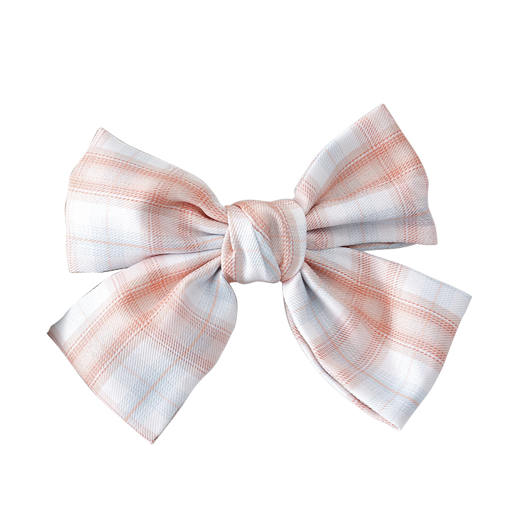 Custom Logo Printed Decoration Ribbon Bow Tie Handmade Flowers Christmas Gift Decoration 15 Mm Satin OEM Customized Dots Style