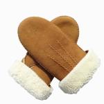 Wholesale sheepskin warm gloves mittens in winter