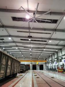 Quality Beacon 24ft Hvls Fan Factory Ceiling Fan Large Size Customized Logo wholesale