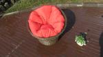 UV Resistant PE Rattan / Resin Wicker Rocking Chair For Indoor