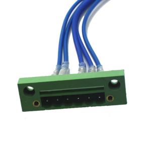 Quality 5.08mm Feed Through Terminal Blocks Wiring Harness Cable Assembly Customized Service wholesale
