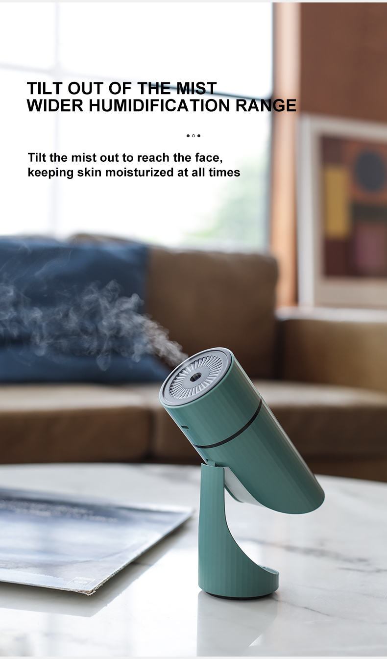 Homefish OEM USB Luftbefeuchter Tragbare Mini Humidifier Personal Desktop Luftbefeuchter Leise Luftbefeuchter mit 2 Modi