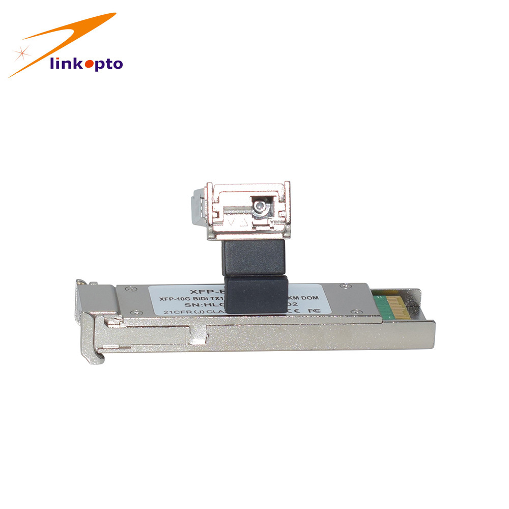 XFP BIDI 80km Tx1550 / Rx1490nm 10g Xfp Transceiver , Pluggable Cisco Xfp Modules