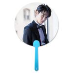 17x17cm Flip 3D Lenticular Hand Fan Korea Star For Kpop Idol