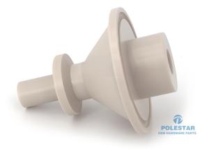 Quality Chemical Resistant PVC Plastic CNC Machining For Pipe Fittings wholesale