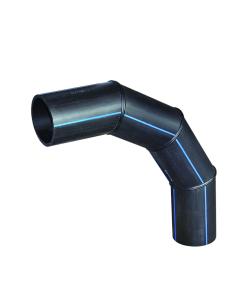 Quality DN125-DN1200 SDR11 SDR17.6 HDPE Fabricated 90 Degree Elbow Fittings wholesale