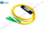 SC APC Simplex 1X2 FBT Optical Fiber Coupler 2.0mm 1m 30/70 ABS PVC