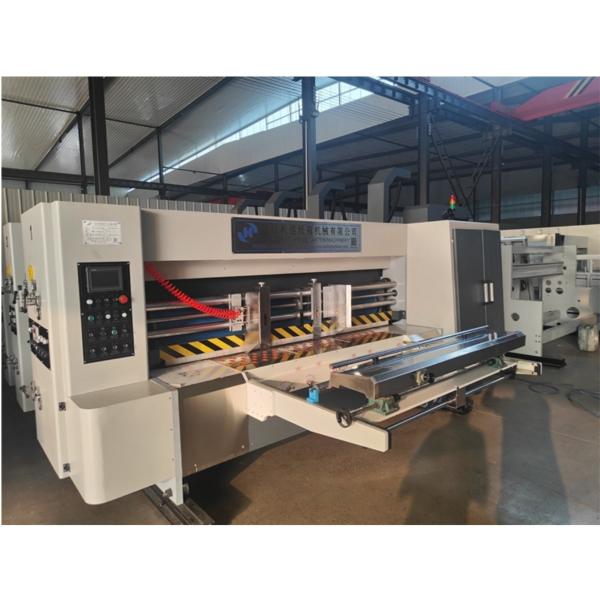 Full Automatic 2 Colour Flexo Printing Slotter Rotary Die Cutting Packaging