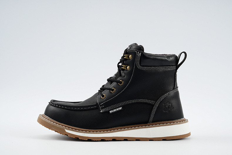 Anti-proof Work Shoes With PU Injection Molding Sole And Kevlar Midsole