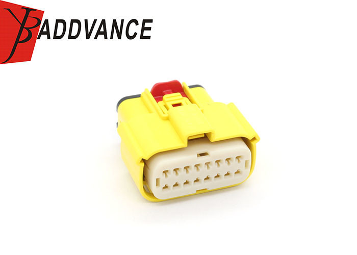 Waterproof 33472-1886 18 Pin Female Molex Connector Kit Yellow Color
