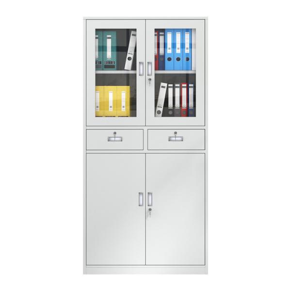 Cheap Modern White Office Furniture Filing Cabinet with Multi-drawer Steel Storage and Lock for sale