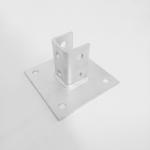 316 Stainless Steel Strut Channel Accessories Bracing Seismic Unistrut Post Base