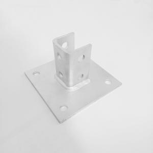 Quality 316 Stainless Steel Strut Channel Accessories Bracing Seismic Unistrut Post Base wholesale