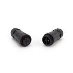 Nylon Straight Screw Waterproof Connector 30A M25 Panel Mount