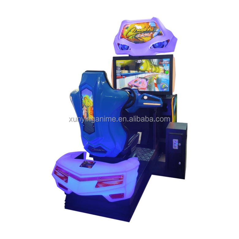 42Inch Dynamic Driving Racing Car Simulator Arcade Game For 1-2 Players