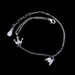 Vintage 925 Silver Jewelry CZ Cubic Zirconia Bracelet 18K Gold / Rose Gold