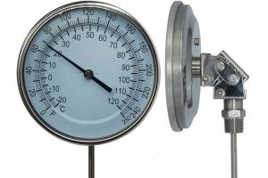Quality WSS Adjustable Bimetal Thermometer With Screw Or Flange Connection wholesale