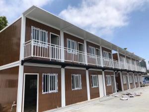 Quality Wind Resistence Prefabricated Container House 110um Powder Coating wholesale