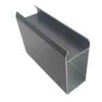 2.0mm Aluminium Sliding Window Profile Wood Finished Shower Door Frame