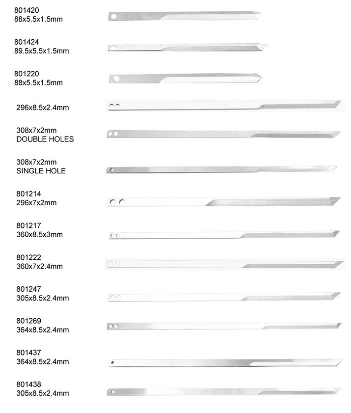 Auto Cutter Part No. 703108, 125185 Carbone Small Plates For Garment Cutting Room Machine
