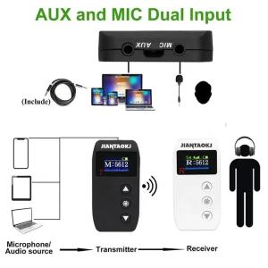 Whisper Audio Tour Guide Restaurant Server Paging System Wireless Microphone