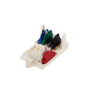 Quality Plastic Clip Type White Led Light Connectors 20mm Width LBK-07 400V wholesale