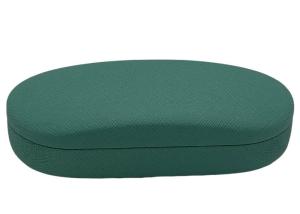Quality Clamshell Metal Spectacle Eyeglass Case PVC Leather wholesale