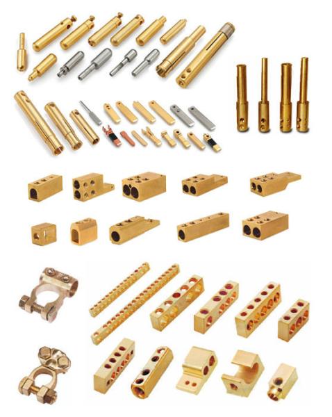 Anodizing Brass Electrical Fittings , Small Watertight EMT Fittings Custom