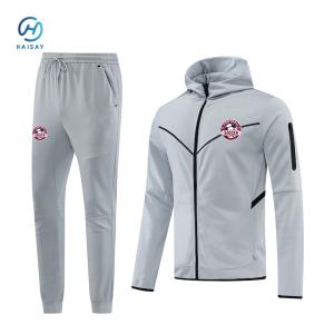 Quality OEM Football Training Tracksuit Insulated Jacket Pants Moisture-Wicking Fabric Team Colors wholesale