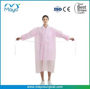 Quality Customizable Disposable Isolation Gown PP Material Blue Green Yellow Color Waterproof, Breathable wholesale