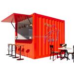 Supermarket Made of Galvanized Steel Square Tubes Main Structure for 20ft or