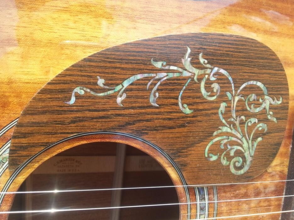 Round body classic acoustic guitar all koa wood guitar