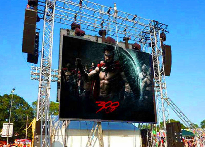 IP65 Protection P3.91 Outdoor Rental LED Display For Railway Stations / Airports