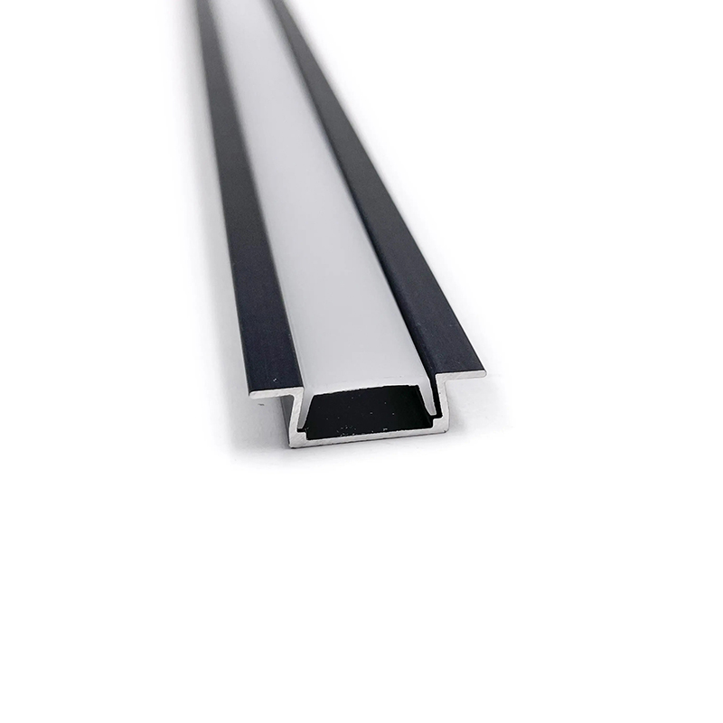 Aluminum LED Lamp Groove Fixture Silver Efficient Heat Dissipation