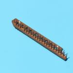 Japan Hirano Finishing Setting Machine Parts Stenter Pin Bar Pin Plate Brass