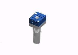 Quality Sealed Metal Shaft Absolute Rotary Encoder Dual Unit For Interphone Walkie Talkie wholesale