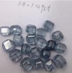 Rough Lab Grown Blue Diamonds 1 Carat VVS Clarity HPHT CVD process